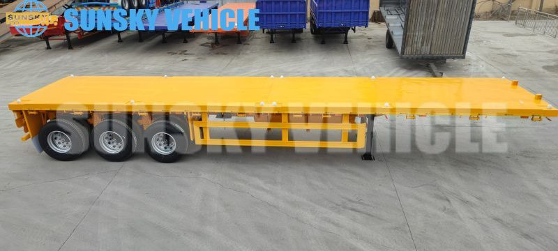 SUNSKY 3-axle Flat Deck Trailer - Semi-remorque plateau: photos 5 SUNSKY 3-axle Flat Deck Trailer - Semi-remorque plateau: photos 5