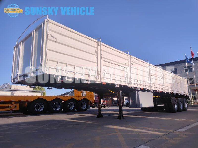 SUNSKY Drop Side semi trailer - Semi-remorque plateau: photos 2 SUNSKY Drop Side semi trailer - Semi-remorque plateau: photos 2