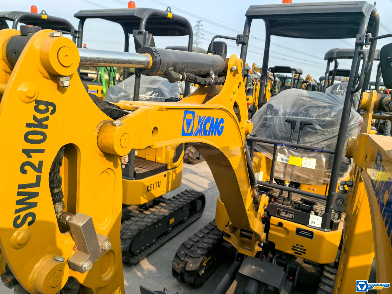 Pelle sur chenille XCMG XE17U second hand hydraulic excavator mini for sale: photos 11