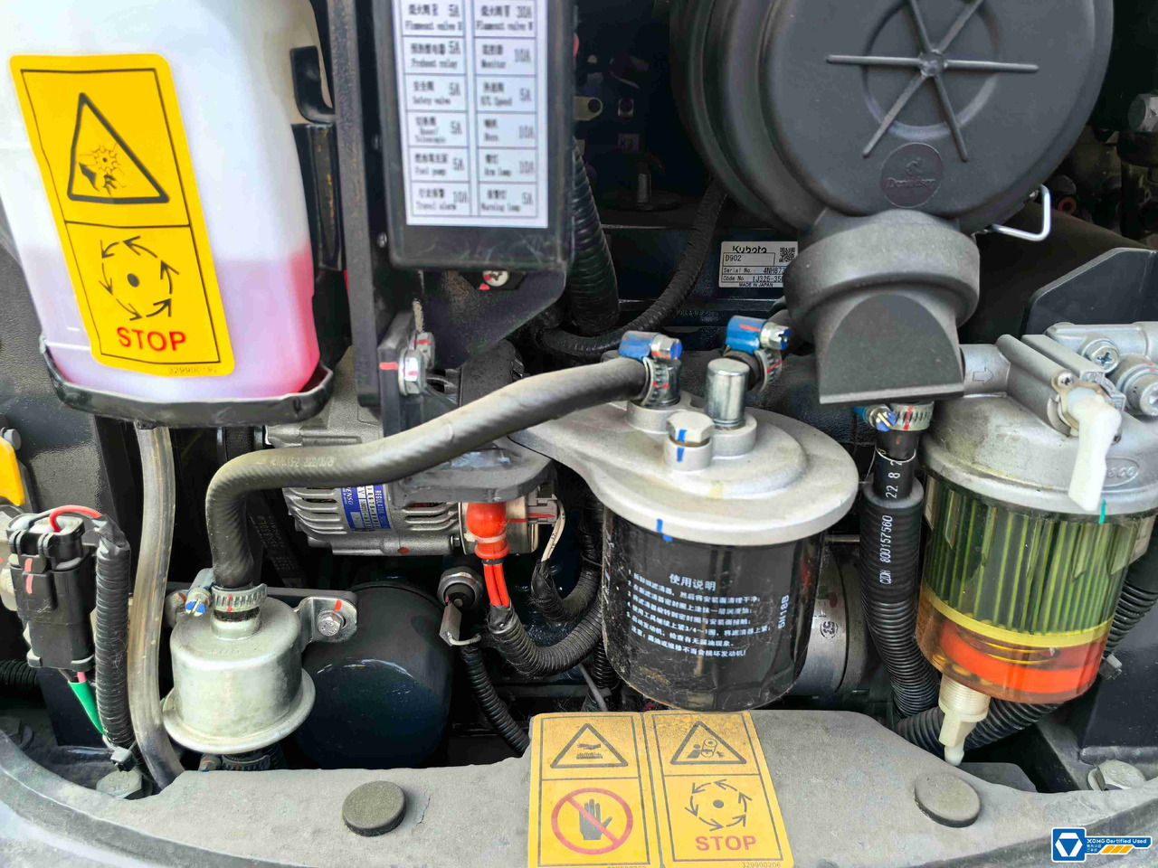 Pelle sur chenille XCMG XE17U second hand hydraulic excavator mini for sale: photos 7