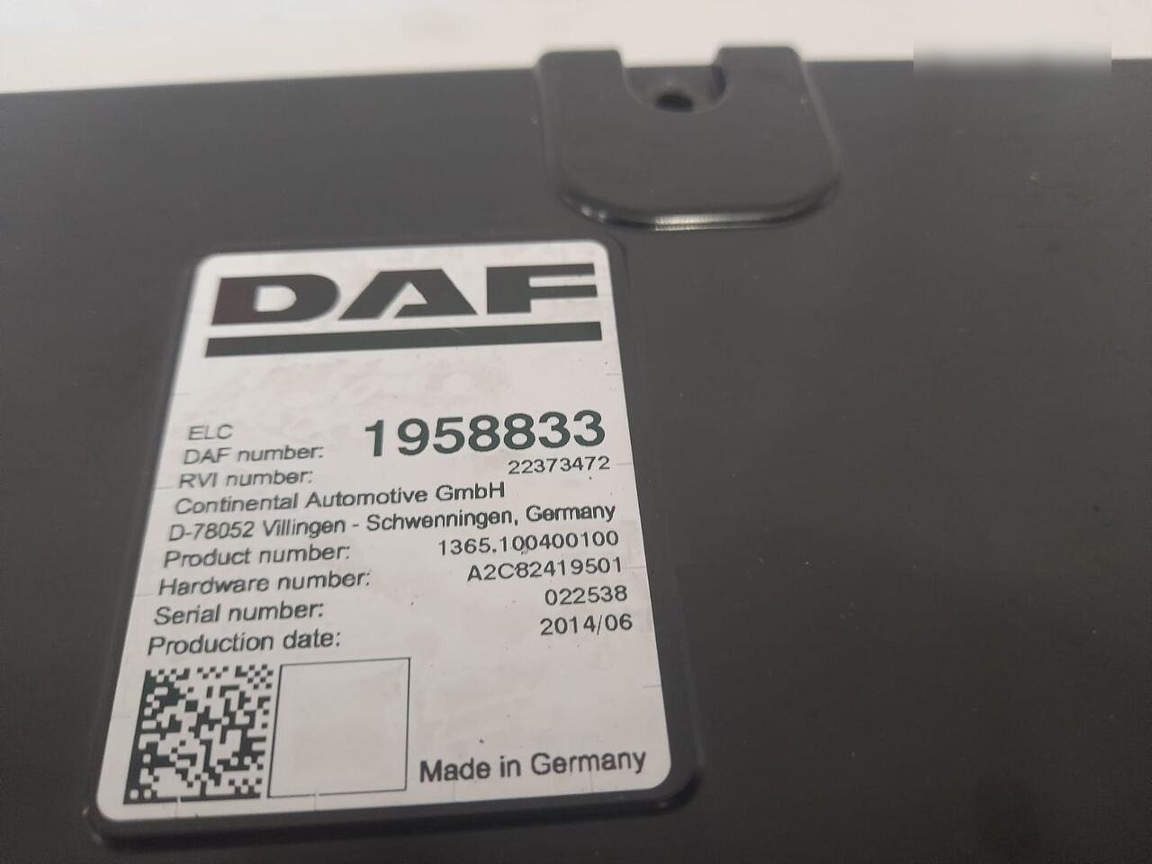 DAF XF 106 ELC DAF XF 106 truck - Bloc de gestion pour Camion: photos 3 DAF XF 106 ELC DAF XF 106 truck - Bloc de gestion pour Camion: photos 3