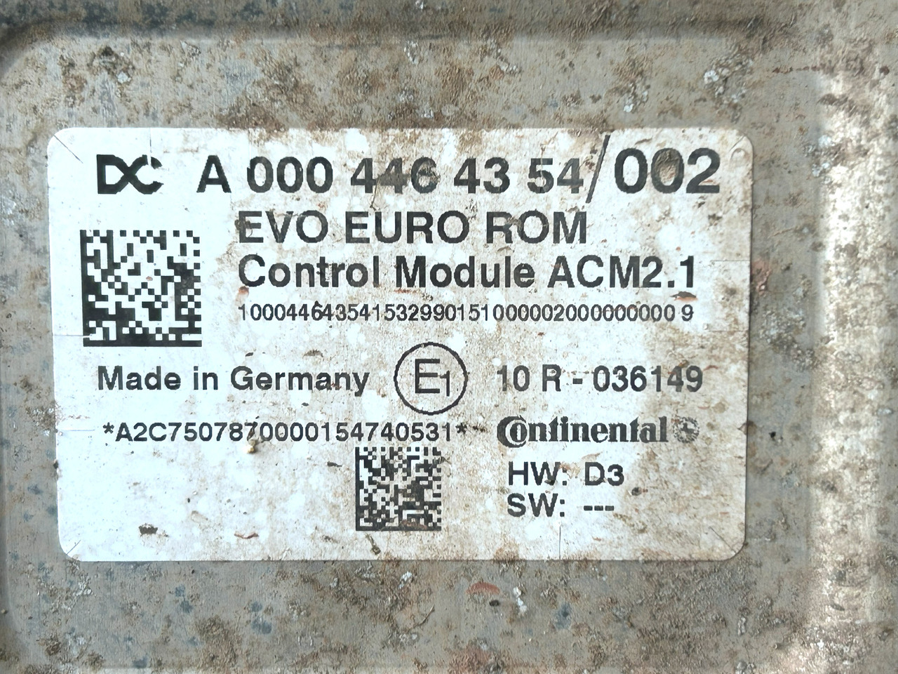 MERCEDES AROCS MP4 ACM 2.1 - Bloc de gestion pour Camion: photos 3 MERCEDES AROCS MP4 ACM 2.1 - Bloc de gestion pour Camion: photos 3