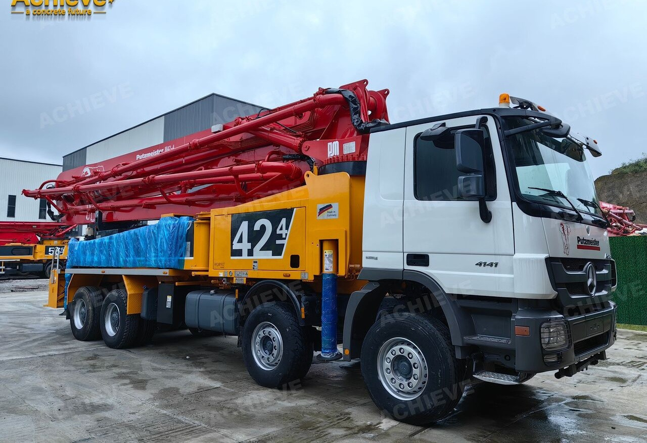 PUTZMEISTER Mercedes-Benz Actros 4141 concrete pumpM42-4R 170 m³【ACHIEVE】TOP CONDITION!!! - Camion pompe: photos 1 PUTZMEISTER Mercedes-Benz Actros 4141 concrete pumpM42-4R 170 m³【ACHIEVE】TOP CONDITION!!! - Camion pompe: photos 1