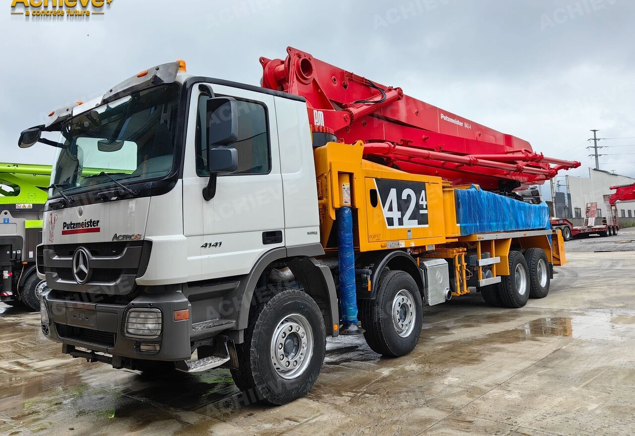 PUTZMEISTER Mercedes-Benz Actros 4141 concrete pumpM42-4R 170 m³【ACHIEVE】TOP CONDITION!!! - Camion pompe: photos 2 PUTZMEISTER Mercedes-Benz Actros 4141 concrete pumpM42-4R 170 m³【ACHIEVE】TOP CONDITION!!! - Camion pompe: photos 2