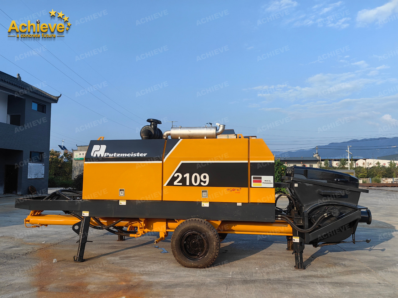 Putzmeister 2013 putzmeist BSA2109H-D Stationary concrete pump【ACHIEVE】TOP CONDITION!!! - Pompe à béton stationnaire: photos 1 Putzmeister 2013 putzmeist BSA2109H-D Stationary concrete pump【ACHIEVE】TOP CONDITION!!! - Pompe à béton stationnaire: photos 1