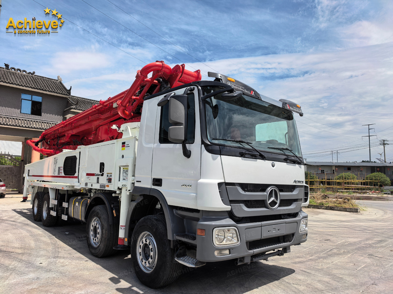 Putzmeister Putzmeister M56-4RZ Actros 4141Mercedes-Benz Concrete pump truck 【ACHIEVE】TOP CONDITION!!! - Camion pompe: photos 3 Putzmeister Putzmeister M56-4RZ Actros 4141Mercedes-Benz Concrete pump truck 【ACHIEVE】TOP CONDITION!!! - Camion pompe: photos 3