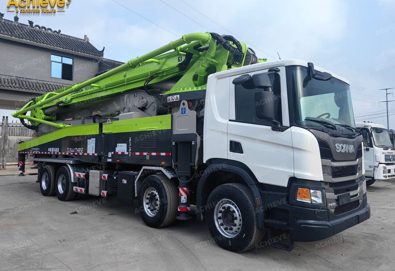 ZOOMLION ZOOMLION 2019 ZOOMLION 56X-6RZ 56M Scania P450 8x4【ACHIEVE】TOP CONDITION!!! - Camion pompe: photos 1 ZOOMLION ZOOMLION 2019 ZOOMLION 56X-6RZ 56M Scania P450 8x4【ACHIEVE】TOP CONDITION!!! - Camion pompe: photos 1