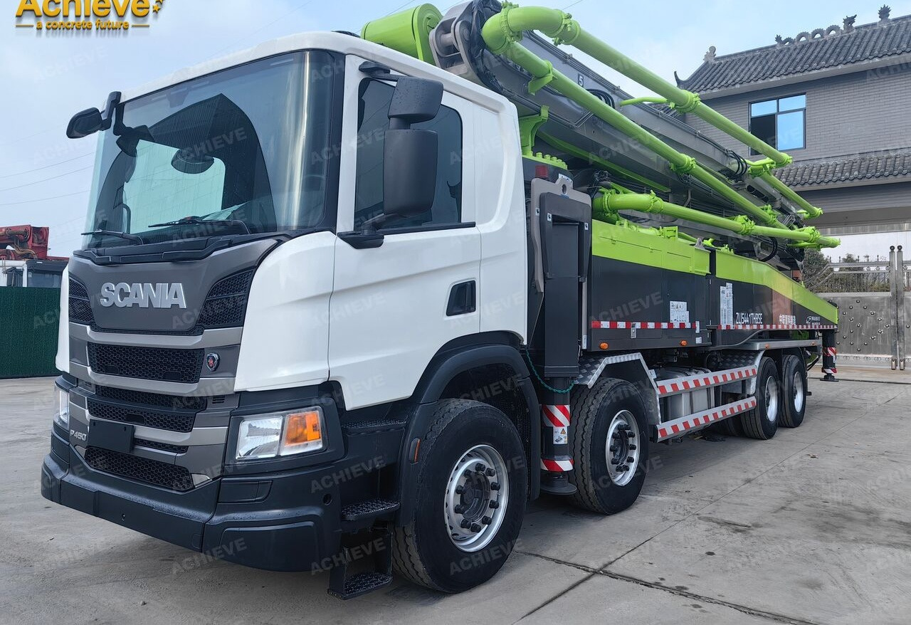 ZOOMLION ZOOMLION 2019 ZOOMLION 56X-6RZ 56M Scania P450 8x4【ACHIEVE】TOP CONDITION!!! - Camion pompe: photos 2 ZOOMLION ZOOMLION 2019 ZOOMLION 56X-6RZ 56M Scania P450 8x4【ACHIEVE】TOP CONDITION!!! - Camion pompe: photos 2