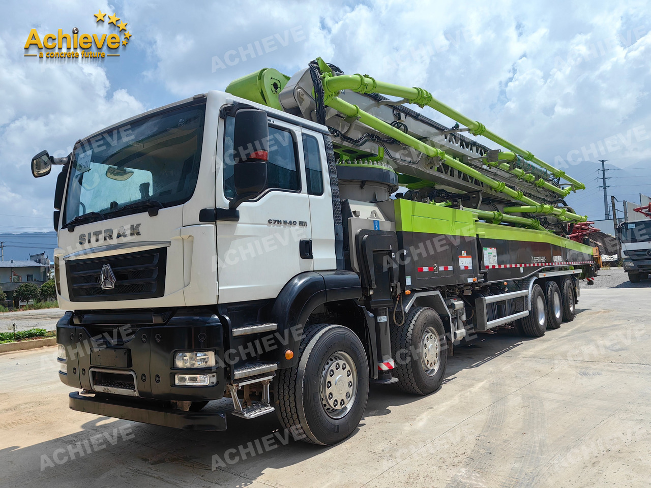 Zoomlion Zoomlion 70M 70X-6RZ Concrete pump truck ACTROS 4141 【ACHIEVE】TOP CONDITION!!! - Camion pompe: photos 2 Zoomlion Zoomlion 70M 70X-6RZ Concrete pump truck ACTROS 4141 【ACHIEVE】TOP CONDITION!!! - Camion pompe: photos 2