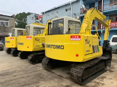 Japan Origin Used 6t Sumitomo Sh60 S160 S160f2 Crawler Mini Excavator - Pelle sur chenille: photos 1 Japan Origin Used 6t Sumitomo Sh60 S160 S160f2 Crawler Mini Excavator - Pelle sur chenille: photos 1