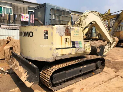 Original Color 6t Sumitomo Sh60 Mini Excavator with blade - Pelle sur chenille: photos 1 Original Color 6t Sumitomo Sh60 Mini Excavator with blade - Pelle sur chenille: photos 1
