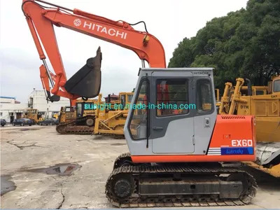 Second Hand 6 Ton Mini Excavator Hitachi Ex60 Small Excavator Original From Japan for Sale - Pelle sur chenille: photos 1 Second Hand 6 Ton Mini Excavator Hitachi Ex60 Small Excavator Original From Japan for Sale - Pelle sur chenille: photos 1