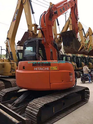 Used Japanese Small Hydraulic Excavator Hitachi Zx75us Mini Backhoe with Dozer for Sale - Pelle sur chenille: photos 1 Used Japanese Small Hydraulic Excavator Hitachi Zx75us Mini Backhoe with Dozer for Sale - Pelle sur chenille: photos 1