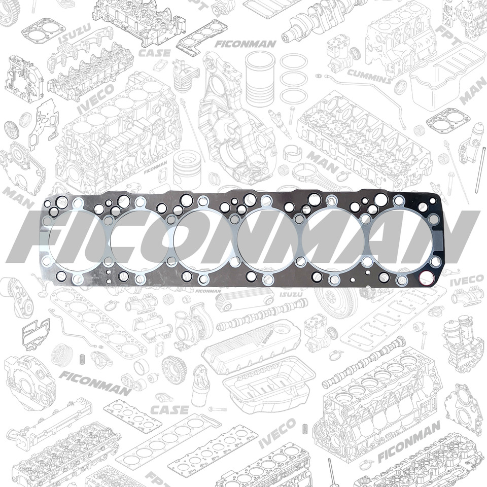 FPT IVECO CASE Cursor9 F2CFE614A*B041/F2CGE614F*V004 5802431166 CYLINDER HEAD GASKET 500382172 504248307 99474208 - Joint moteur pour Camion: photos 1 FPT IVECO CASE Cursor9 F2CFE614A*B041/F2CGE614F*V004 5802431166 CYLINDER HEAD GASKET 500382172 504248307 99474208 - Joint moteur pour Camion: photos 1