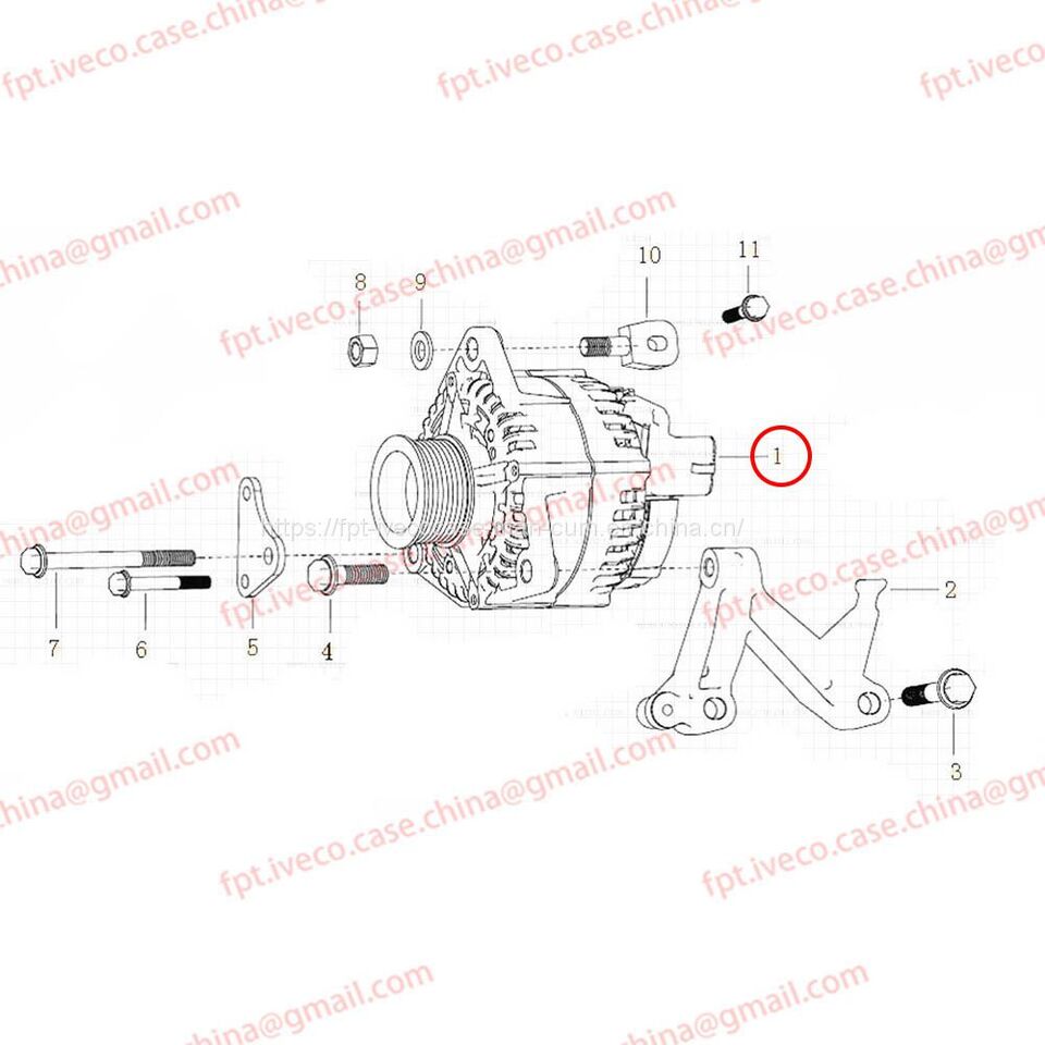 MAN D2066 Generator 28V / 80a 26101-7271 - Alternateur: photos 1 MAN D2066 Generator 28V / 80a 26101-7271 - Alternateur: photos 1