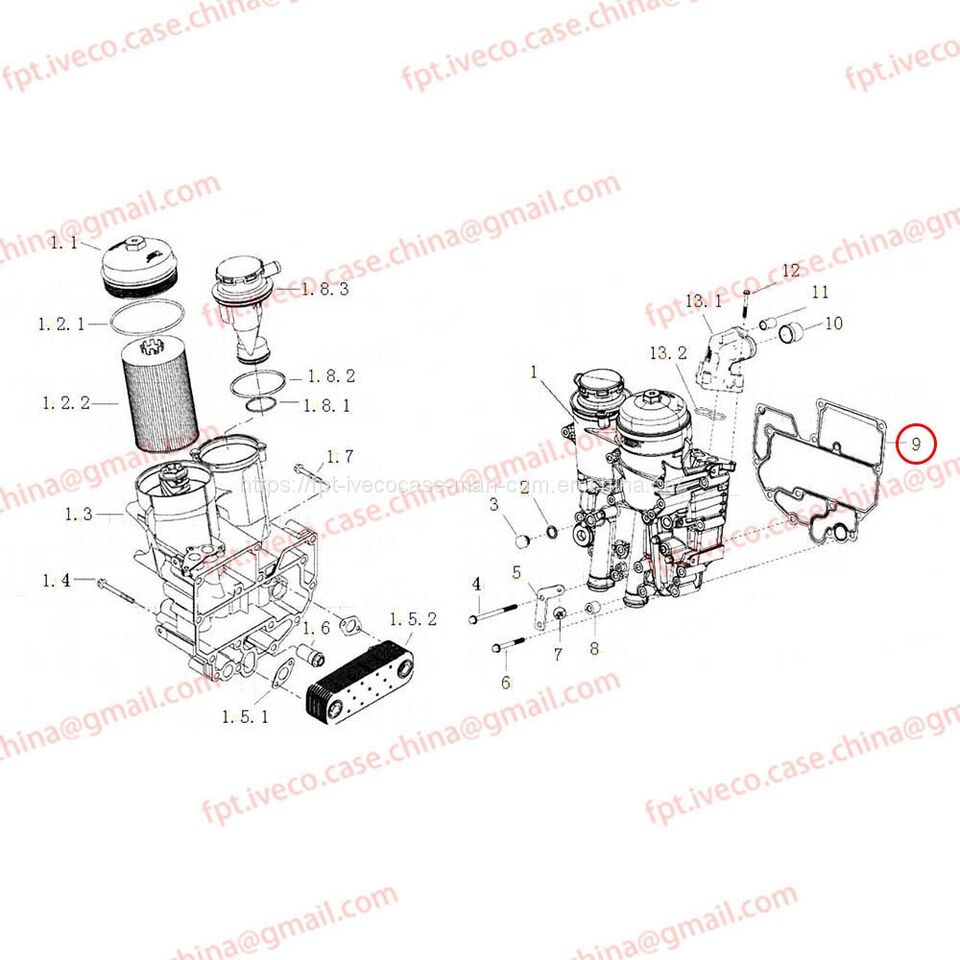 MAN D2066 Oil module gasket 05901-0145 - Joint moteur: photos 1 MAN D2066 Oil module gasket 05901-0145 - Joint moteur: photos 1