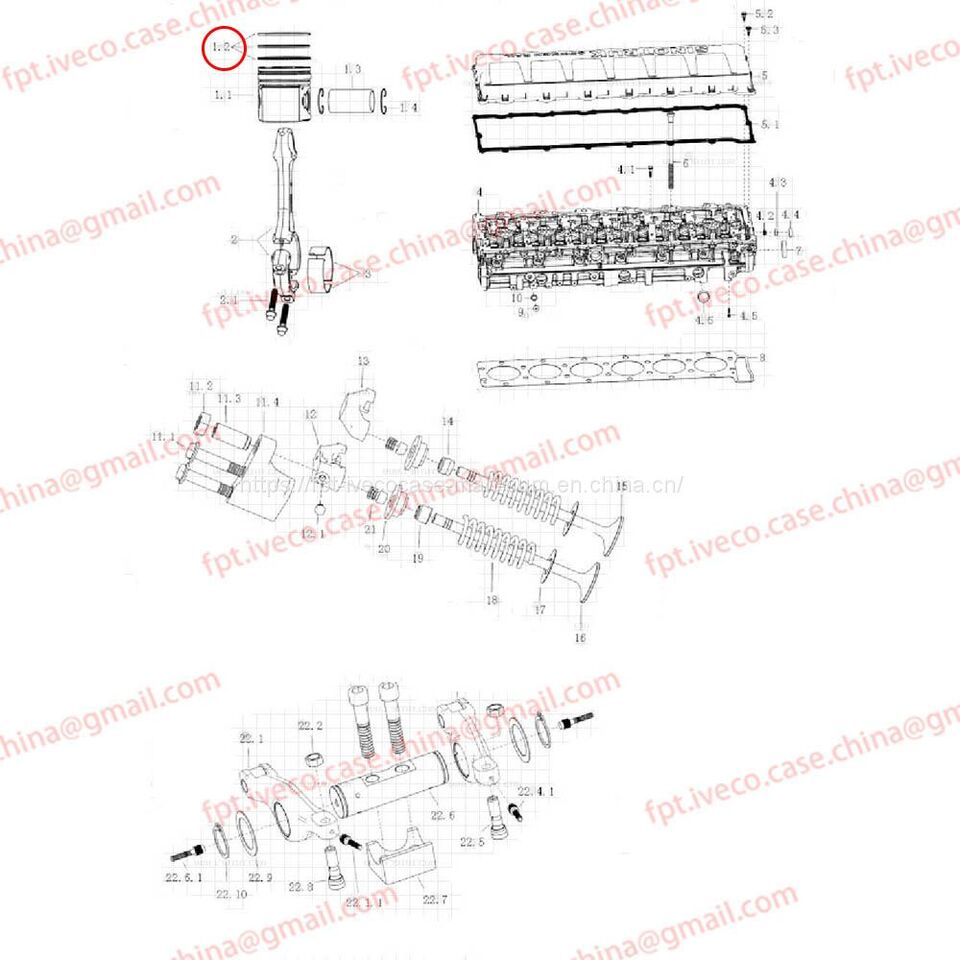 MAN D2066 Ring Assembly 02503-6001 - Pistons/ Anneaux/ Manchons: photos 1 MAN D2066 Ring Assembly 02503-6001 - Pistons/ Anneaux/ Manchons: photos 1