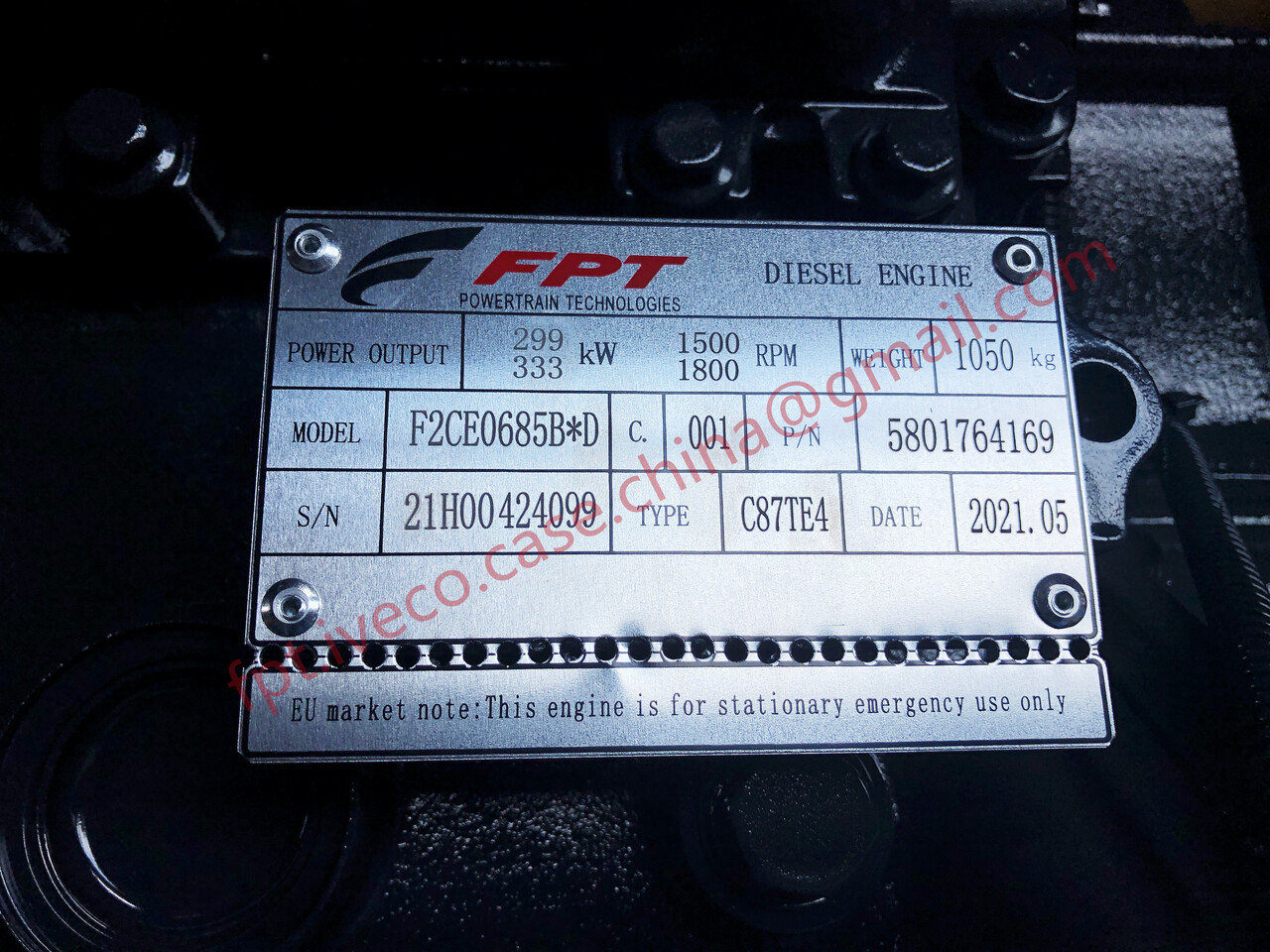 IVECO FPT G-DRIVE Cursor9 F2CE0685B*D/ 5801764169 ENGINE AS-SEMBLY تجميع المحرك IVECO FPT G-drive - Pièces de rechange: photos 4 IVECO FPT G-DRIVE Cursor9 F2CE0685B*D/ 5801764169 ENGINE AS-SEMBLY تجميع المحرك IVECO FPT G-drive - Pièces de rechange: photos 4