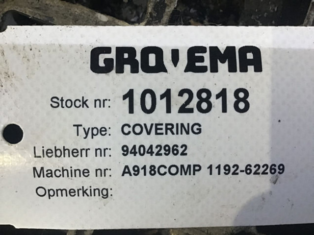 Liebherr A914 Compact - Capot: photos 3 Liebherr A914 Compact - Capot: photos 3