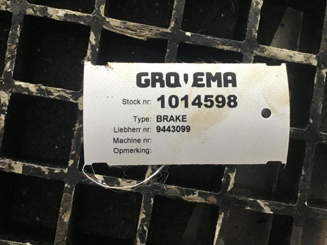 Liebherr Brake - Disques de frein: photos 4 Liebherr Brake - Disques de frein: photos 4