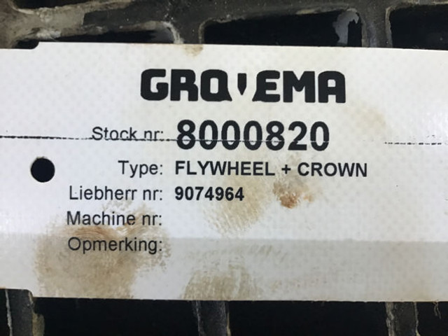 Liebherr Flywheel - Volant moteur: photos 3 Liebherr Flywheel - Volant moteur: photos 3