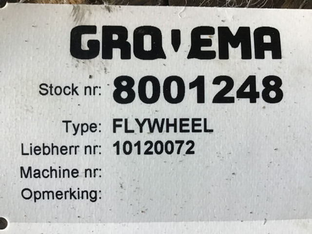 Liebherr Flywheel - Volant moteur: photos 1 Liebherr Flywheel - Volant moteur: photos 1