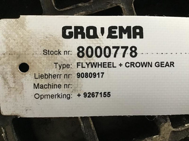 Liebherr Flywheel - Volant moteur: photos 5 Liebherr Flywheel - Volant moteur: photos 5
