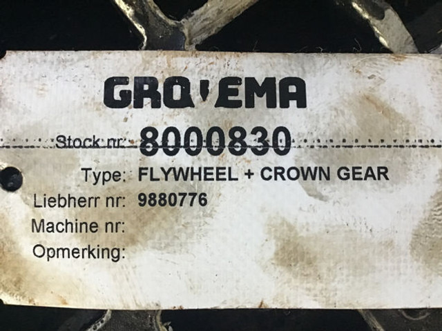 Liebherr Flywheel SAE1 - Volant moteur: photos 5 Liebherr Flywheel SAE1 - Volant moteur: photos 5