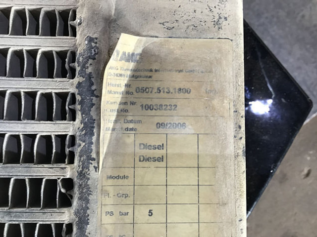 Liebherr Fuelcooler - Radiateur: photos 5 Liebherr Fuelcooler - Radiateur: photos 5