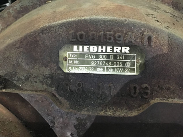 Liebherr PVG 300 B 341 - Pompe de support: photos 3 Liebherr PVG 300 B 341 - Pompe de support: photos 3