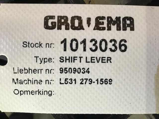 Liebherr Shift Lever - Levier de vitesse: photos 3 Liebherr Shift Lever - Levier de vitesse: photos 3