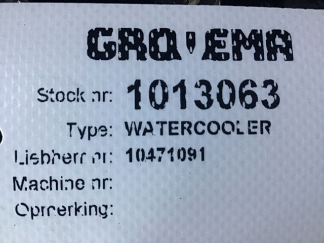 Liebherr Watercooler - Radiateur: photos 3 Liebherr Watercooler - Radiateur: photos 3