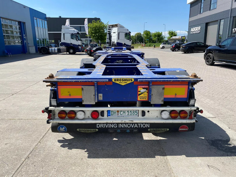Broshuis 2Connect 2AKCC / 4 Axles / 3x Steering Axle / 2x Lift Axle - Semi-remorque porte-conteneur/ Caisse mobile: photos 2 Broshuis 2Connect 2AKCC / 4 Axles / 3x Steering Axle / 2x Lift Axle - Semi-remorque porte-conteneur/ Caisse mobile: photos 2