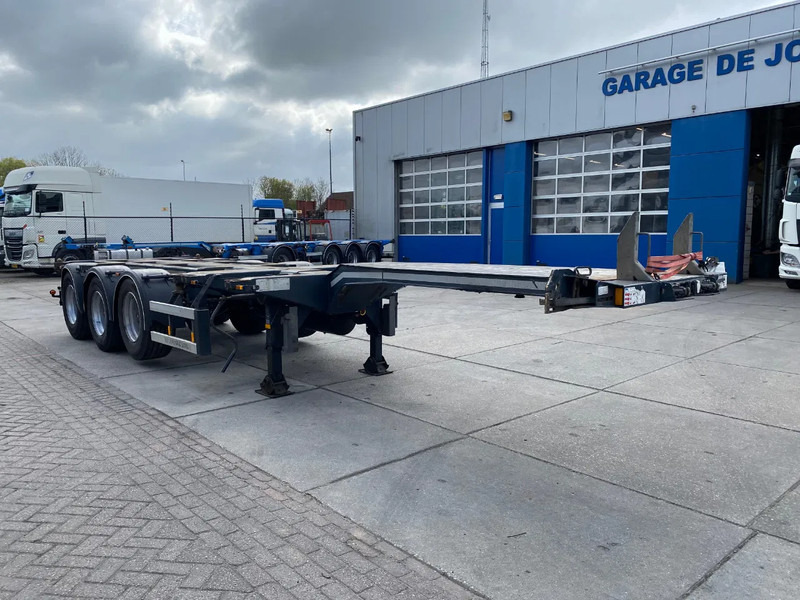 D-Tec FT-43-03V / Flexitrailer / 3x Extendable / 1x Lift Axle / SAF - Semi-remorque porte-conteneur/ Caisse mobile: photos 5 D-Tec FT-43-03V / Flexitrailer / 3x Extendable / 1x Lift Axle / SAF - Semi-remorque porte-conteneur/ Caisse mobile: photos 5