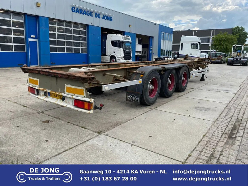 Pacton 40 FT Container Chassis / BPW + DISC - Semi-remorque porte-conteneur/ Caisse mobile: photos 1 Pacton 40 FT Container Chassis / BPW + DISC - Semi-remorque porte-conteneur/ Caisse mobile: photos 1