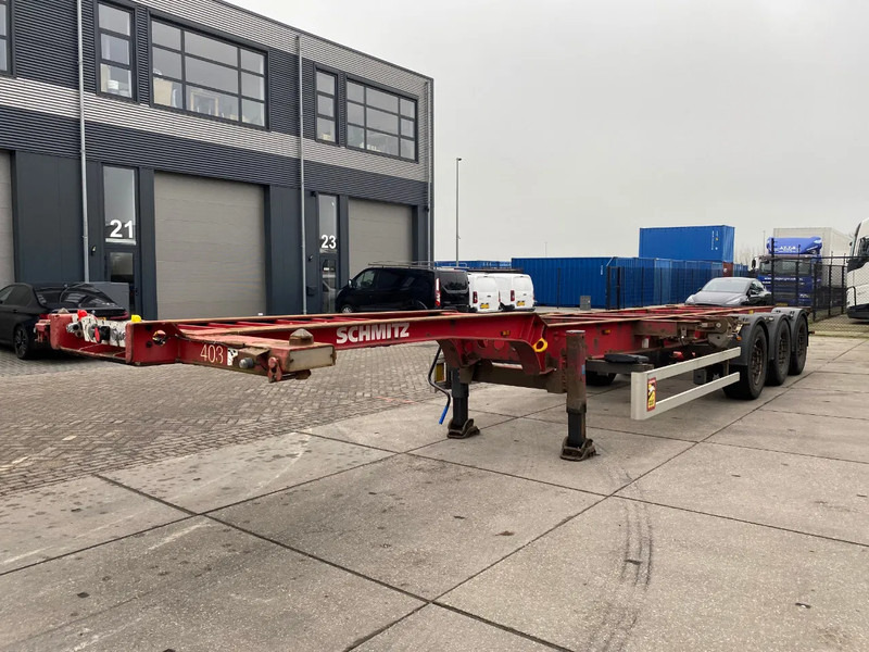 Schmitz Cargobull SCF 24 G Chassis / SAF + Disc / 1x Extendable / Lift axle - Semi-remorque porte-conteneur/ Caisse mobile: photos 3 Schmitz Cargobull SCF 24 G Chassis / SAF + Disc / 1x Extendable / Lift axle - Semi-remorque porte-conteneur/ Caisse mobile: photos 3
