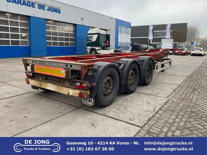 Schmitz Cargobull SCF 24 G Chassis / SAF + Disc / 1x Extendable / Lift axle - Semi-remorque porte-conteneur/ Caisse mobile: photos 1 Schmitz Cargobull SCF 24 G Chassis / SAF + Disc / 1x Extendable / Lift axle - Semi-remorque porte-conteneur/ Caisse mobile: photos 1