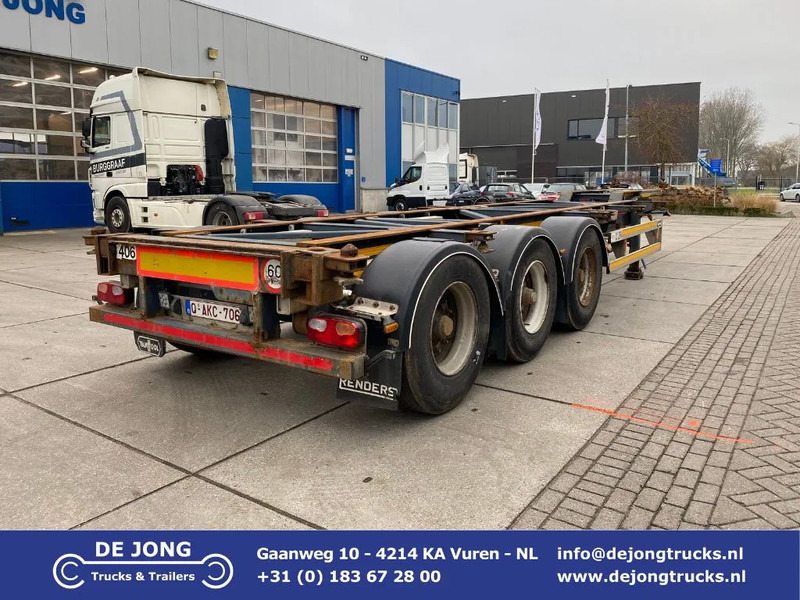 Van Hool Container Chassis / 40-45 FT / BPW - Semi-remorque porte-conteneur/ Caisse mobile: photos 1 Van Hool Container Chassis / 40-45 FT / BPW - Semi-remorque porte-conteneur/ Caisse mobile: photos 1