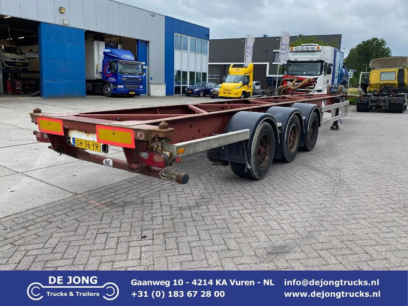 Van Hool Container chassis / 4300 kg / 40 FT / Mega - Semi-remorque porte-conteneur/ Caisse mobile: photos 1 Van Hool Container chassis / 4300 kg / 40 FT / Mega - Semi-remorque porte-conteneur/ Caisse mobile: photos 1