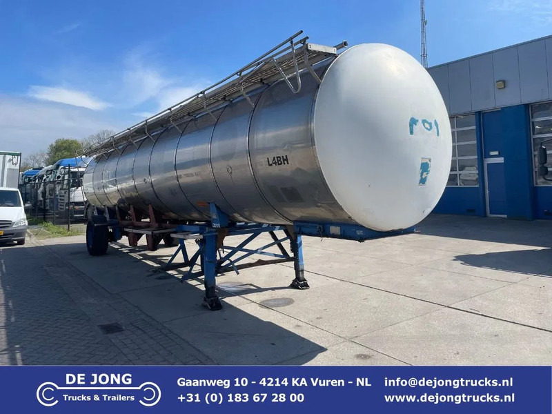 Van Hool Tank / For Parts / Inox / 3 compartments / ADR / 31500 LT - Semi-remorque citerne: photos 1 Van Hool Tank / For Parts / Inox / 3 compartments / ADR / 31500 LT - Semi-remorque citerne: photos 1