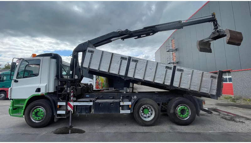 DAF CF 75.360 Palfinger PK1200 +Manual - Camion benne: photos 1 DAF CF 75.360 Palfinger PK1200 +Manual - Camion benne: photos 1