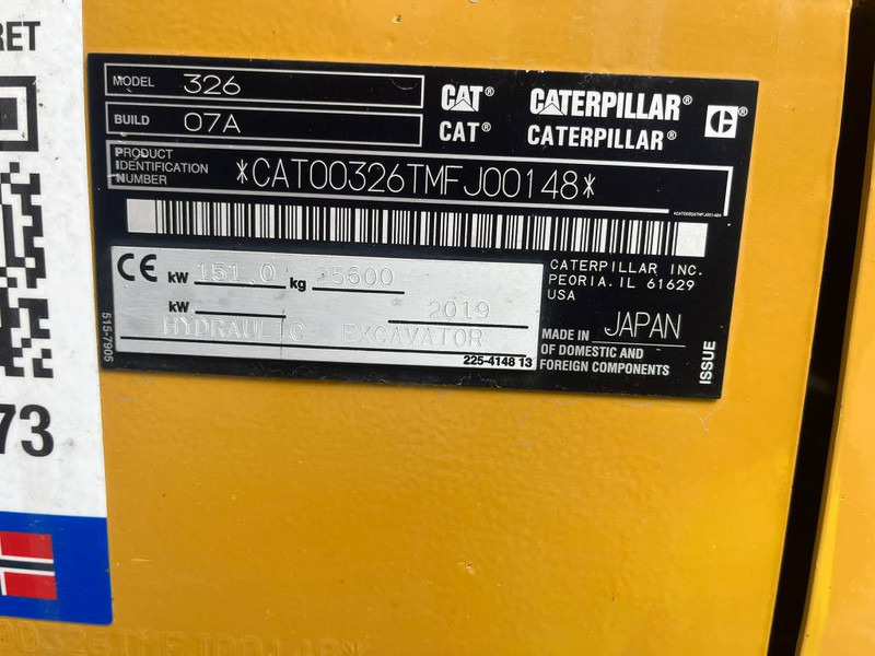 Cat 326 07A Next Gen - Pelle sur chenille: photos 5 Cat 326 07A Next Gen - Pelle sur chenille: photos 5