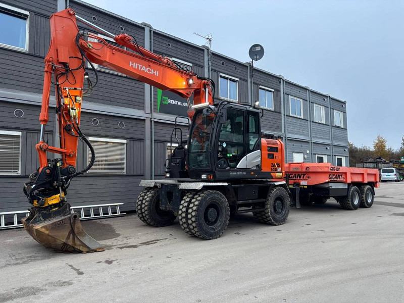 Hitachi ZX 145 W-6 - Pelle sur pneus: photos 1 Hitachi ZX 145 W-6 - Pelle sur pneus: photos 1