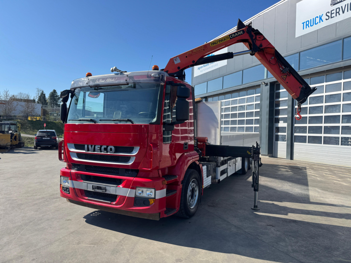 IVECO Stralis 360 6x2 PK16502-2 Machinery Taxi - Camion grue: photos 1 IVECO Stralis 360 6x2 PK16502-2 Machinery Taxi - Camion grue: photos 1
