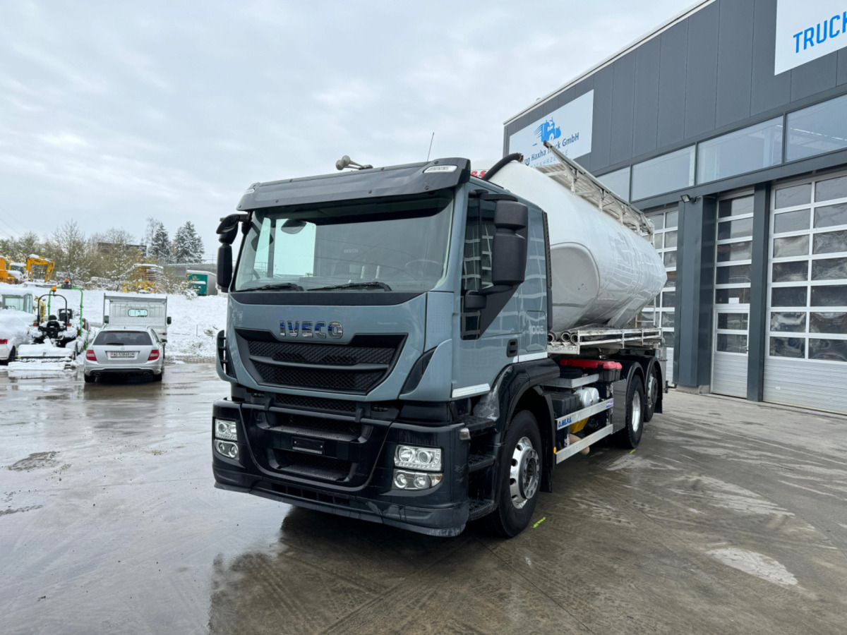 IVECO Stralis 460 6x2 Cementsilo Kompressor - Camion citerne: photos 1 IVECO Stralis 460 6x2 Cementsilo Kompressor - Camion citerne: photos 1
