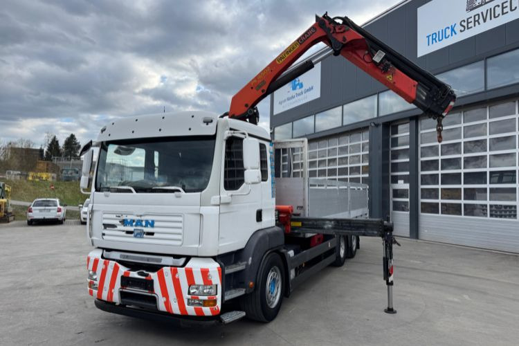 MAN TGA 26.440 6x2 PK16502-4 - Camion grue: photos 1 MAN TGA 26.440 6x2 PK16502-4 - Camion grue: photos 1