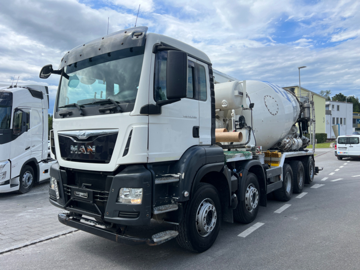 MAN TGS 35.480 10x4 10m3 Förderband 17M Liebherr - Camion malaxeur: photos 1 MAN TGS 35.480 10x4 10m3 Förderband 17M Liebherr - Camion malaxeur: photos 1