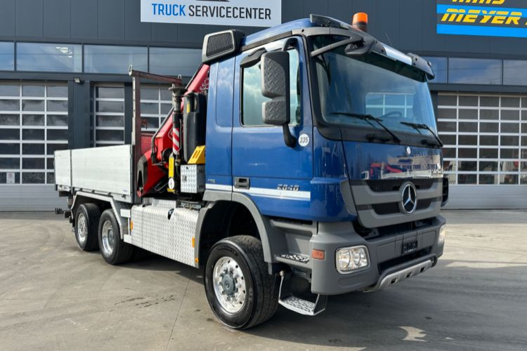 Mercedes-Benz Actros 2648 6x4/4 Fassi455 SZM/Pritsche - Camion grue, Camion plateau: photos 4 Mercedes-Benz Actros 2648 6x4/4 Fassi455 SZM/Pritsche - Camion grue, Camion plateau: photos 4