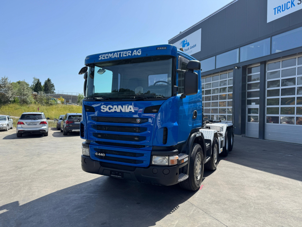 SCANIA G440 8x4 Moser - Camion ampliroll: photos 1 SCANIA G440 8x4 Moser - Camion ampliroll: photos 1