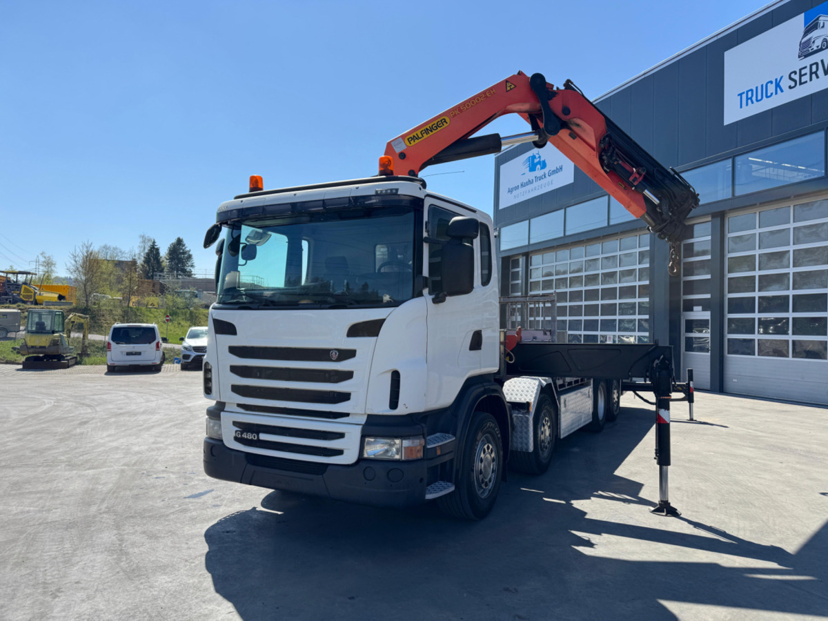SCANIA G480 8x2 Palfinger 50002-6 - Camion grue: photos 1 SCANIA G480 8x2 Palfinger 50002-6 - Camion grue: photos 1